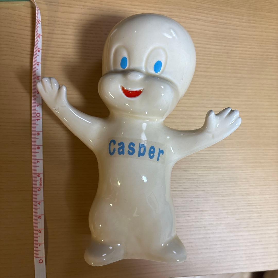 キャスパー　陶器製　貯金箱　レトロ　ヴィンテージ