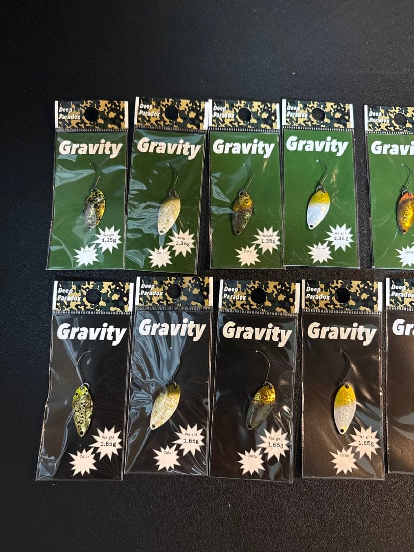 ディープパラドックス グラビティー1.65g & 1.35g オオツカオリカラ