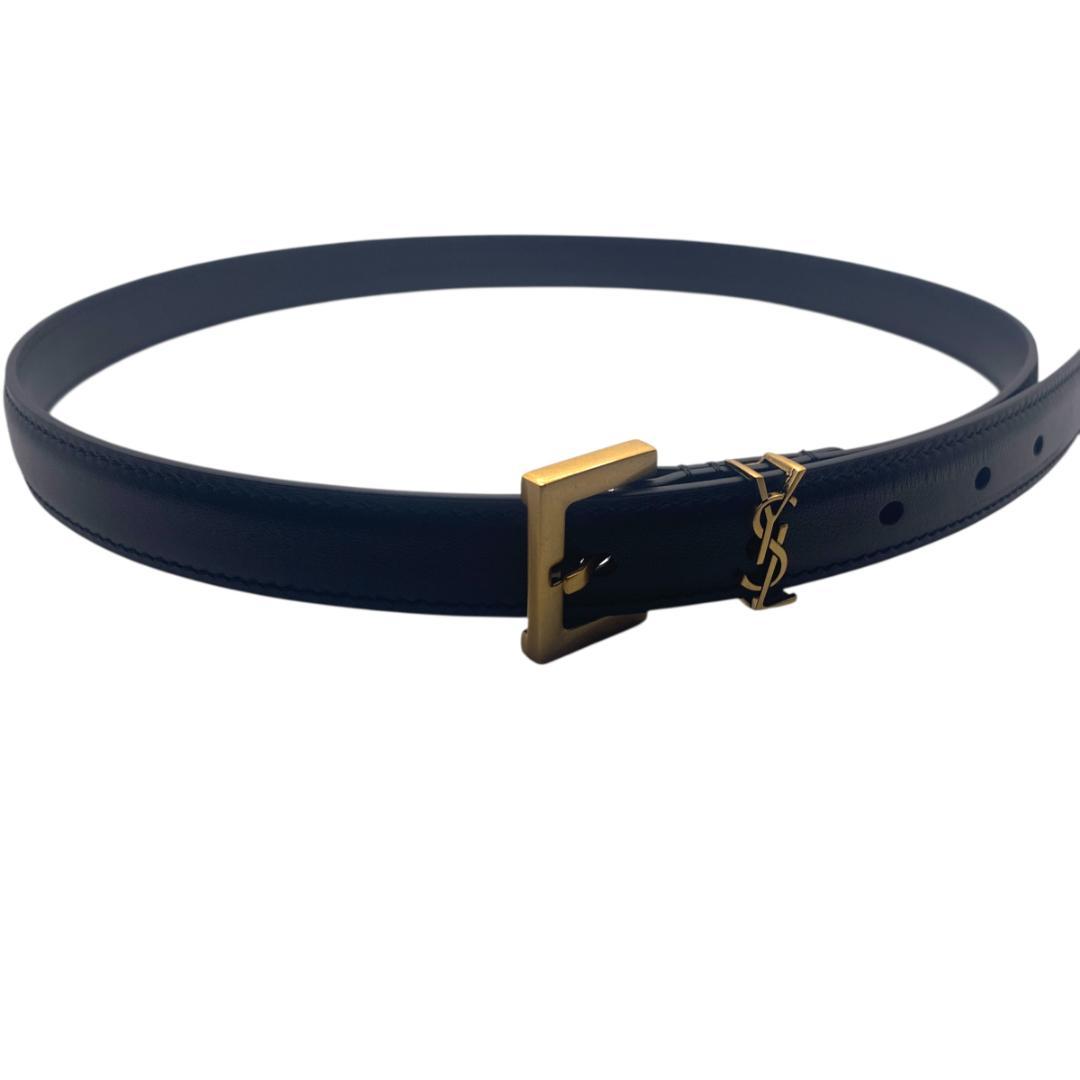 美品★YSL イヴサンローラン　細いベルト81-91cm