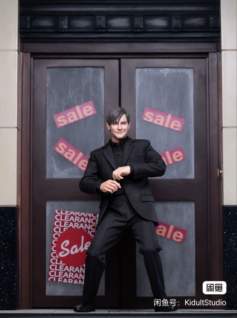 KidultStudio topo黒スーツ カスタマイズセットフィギュア