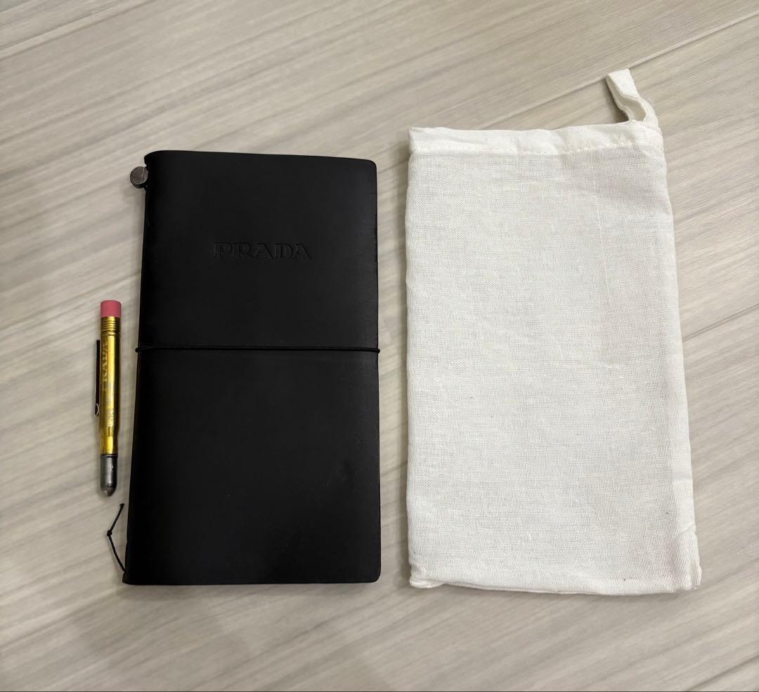 【限定品】PRADA トラベラーズノート ブラック