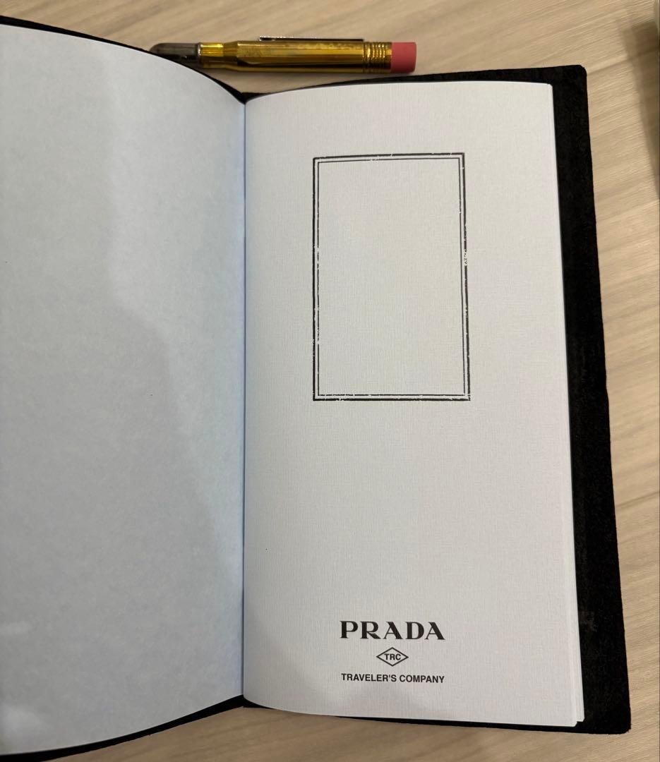 【限定品】PRADA トラベラーズノート ブラック