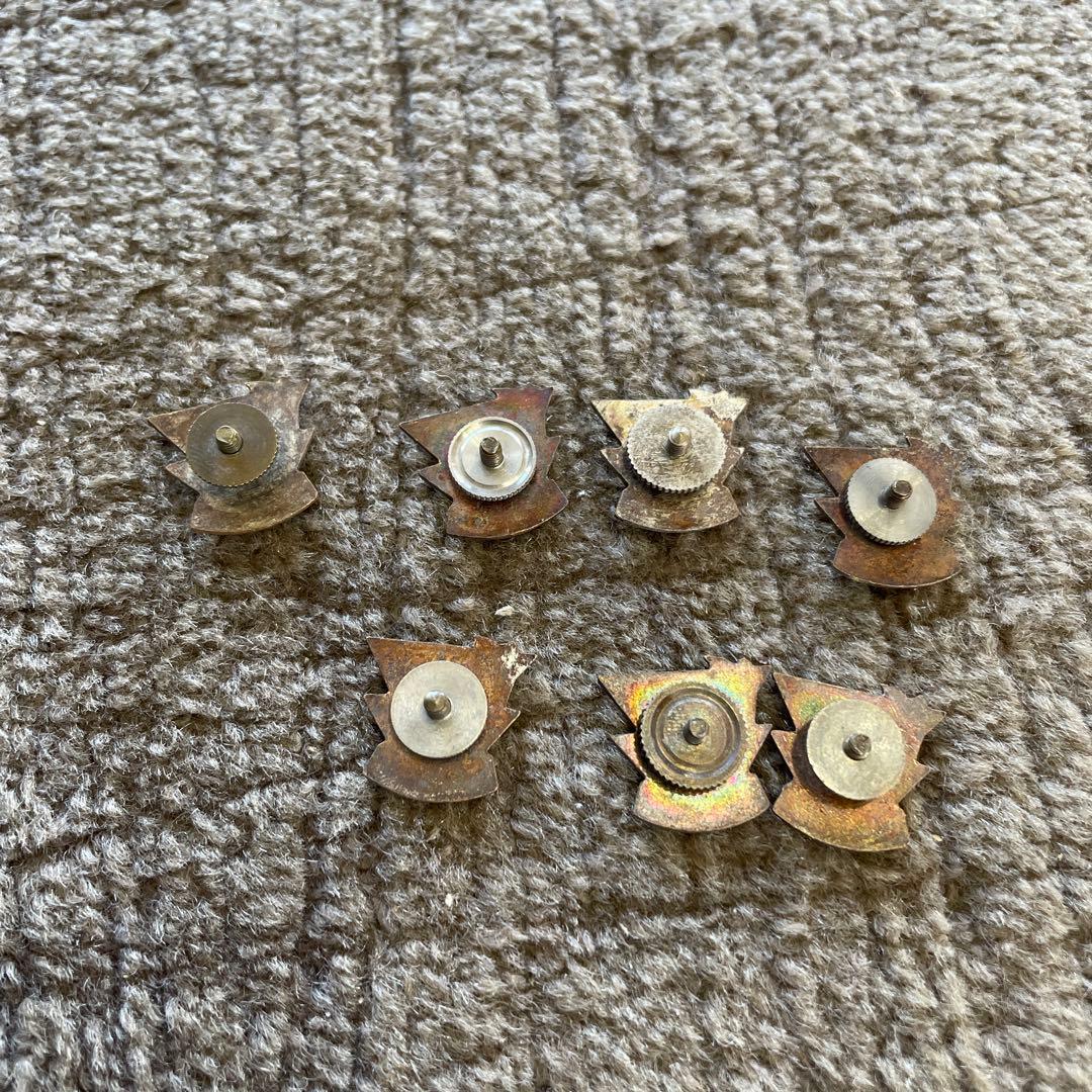 カバヤ アラーの使者 月光仮面 ピンバッジ 7点セット 昭和レトロ