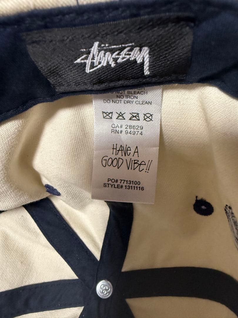 ストューシー 90s Sロゴ キャップ