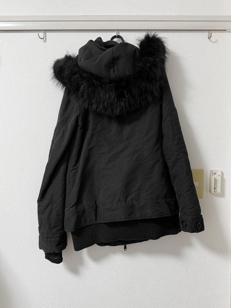 平成ギャル y2k グランジ ファー付き モッズコート SLY