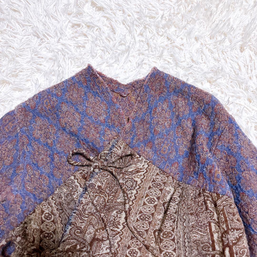 45rpm　バドウアール　縮絨ウールジャガード織りふんわりジャケット 3種の生地