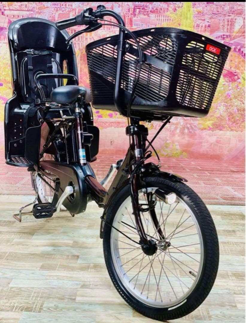 K1992 電動自転車パナソニック ギュット 子供乗せ 20インチ 送料無料