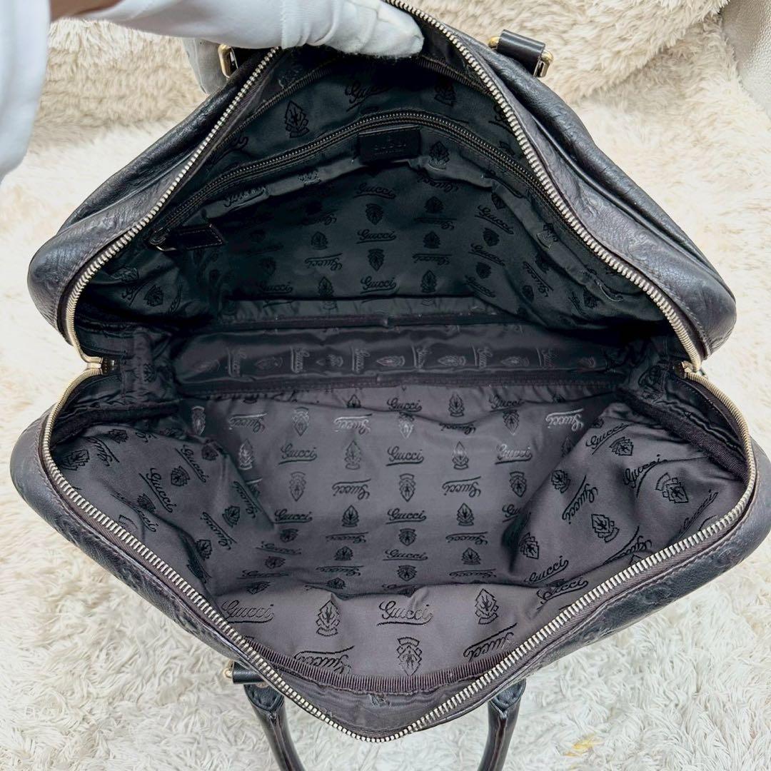 【美品】GUCCI グッチ シマ ビジネスバッグ レザー GG ブリーフケース