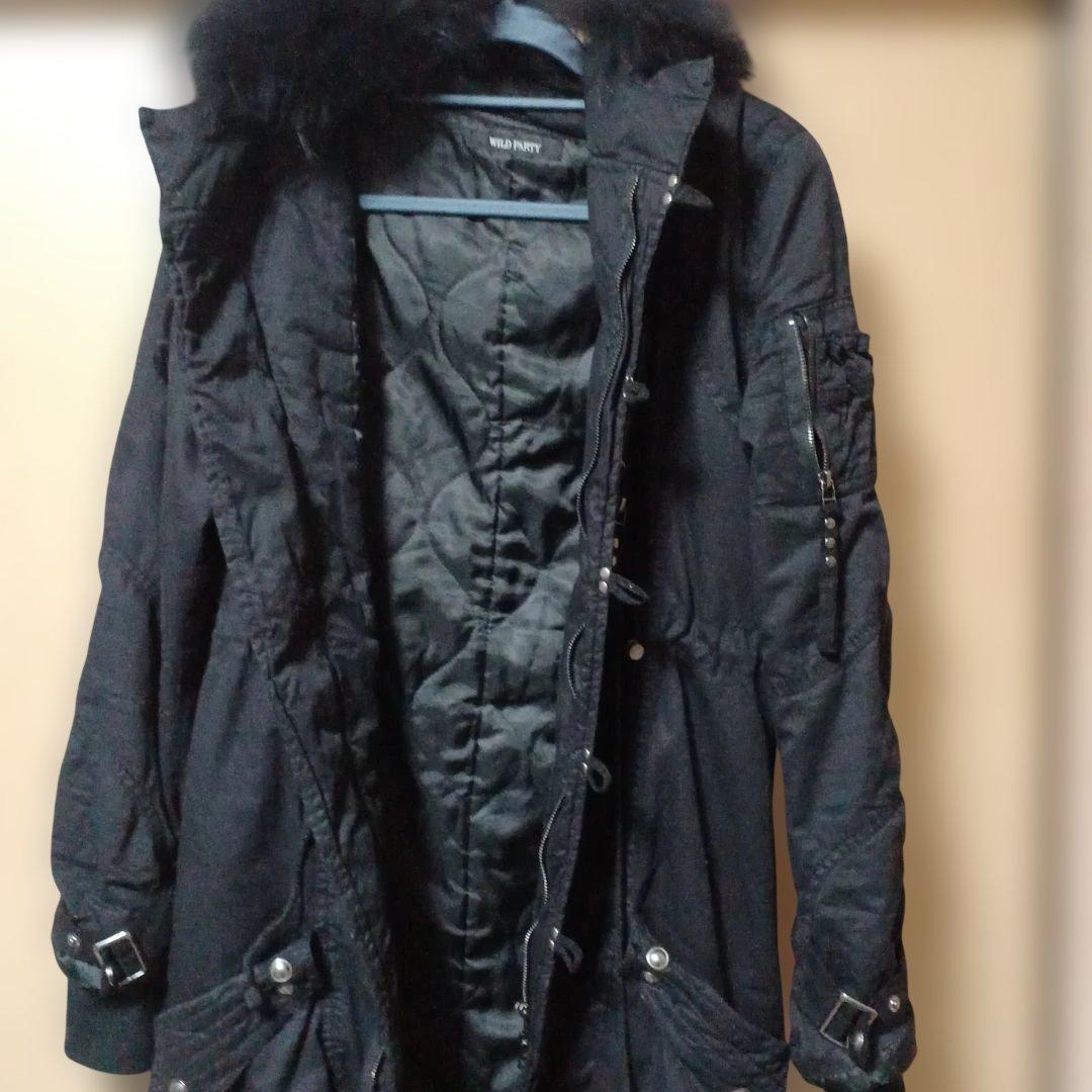 WILD PARTY ブラック モッズコート