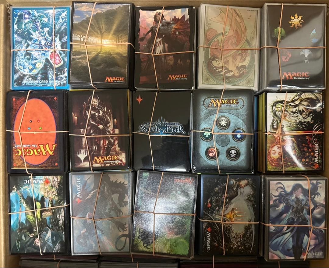 ② マジックザギャザリング スリーブ付 約20kg 大量 未仕分け 引退品