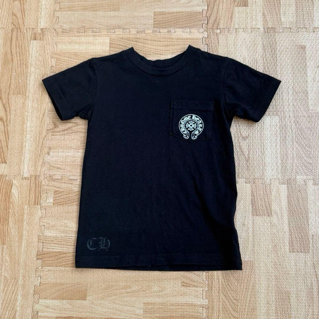 CHROME HEARTS ブラックTシャツ 120/2T