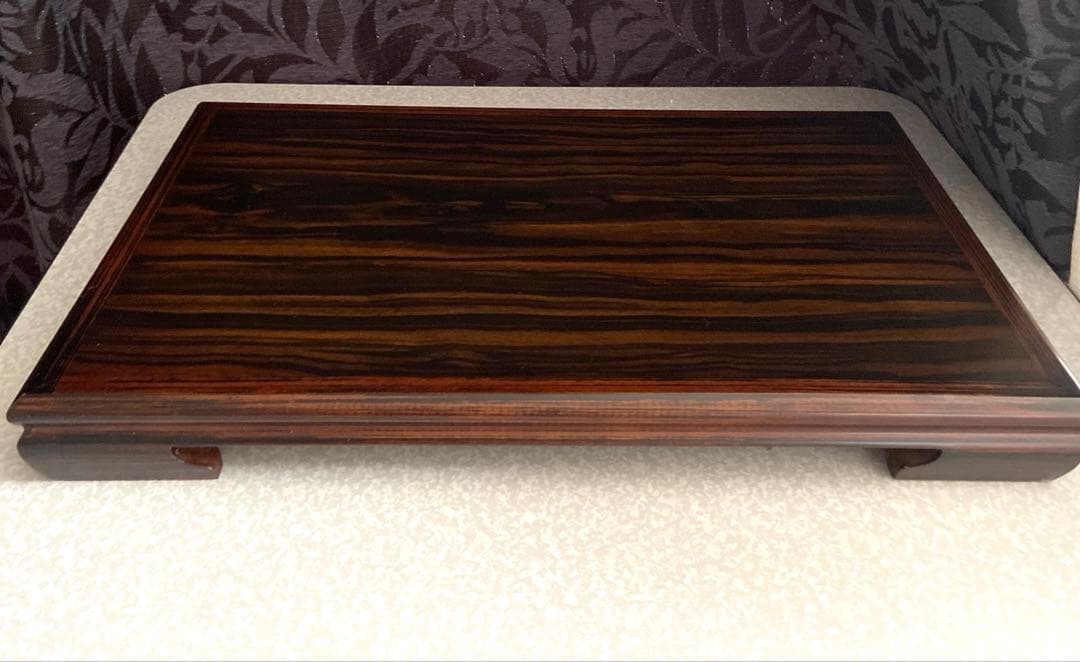 花台 飾台 唐木 黒檀