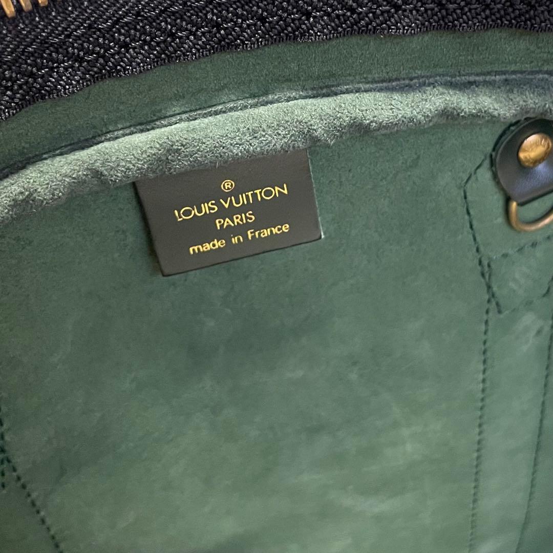 LOUIS VUITTON ボストンバッグ グリーン