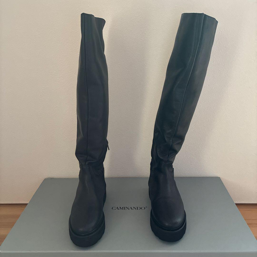 靴 CAMINANDO KNEE HIGH BOOTS