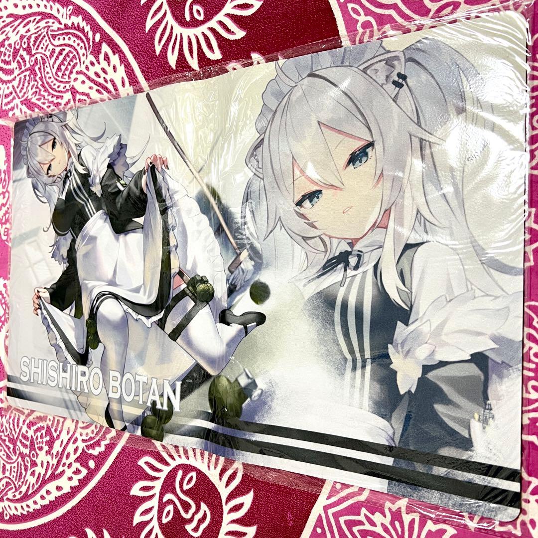 ホロライブ 獅白ぼたん メイド ミッドナイトブルー プレイマット