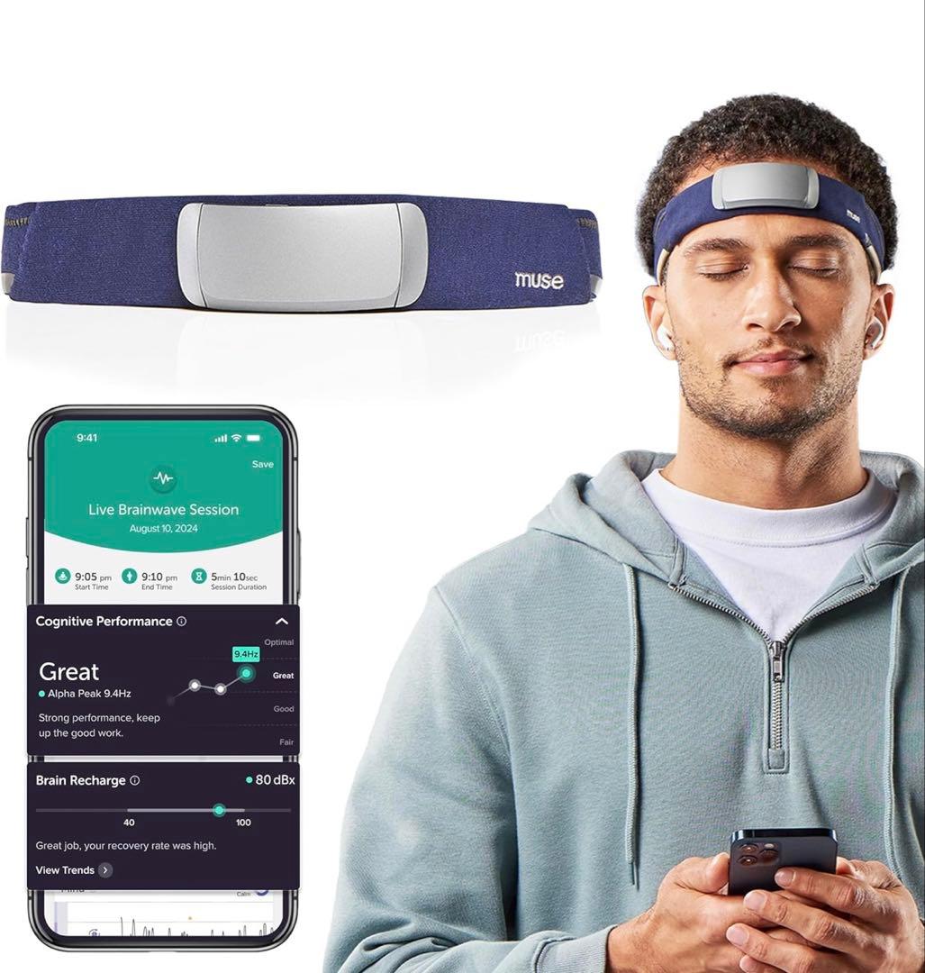 し*る様 脳波デバイス MuseS マインドフルネス【日本語マニュアル付き】