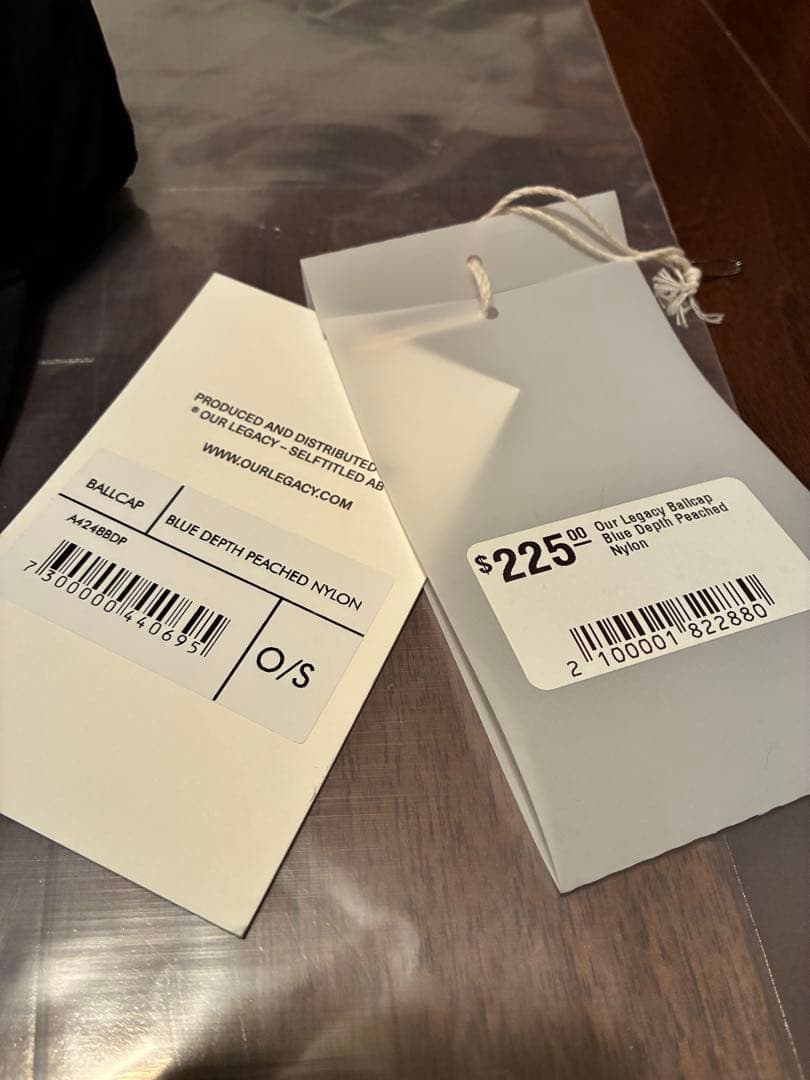 Our Legacy Peached Nylon Ballcap アワーレガシー