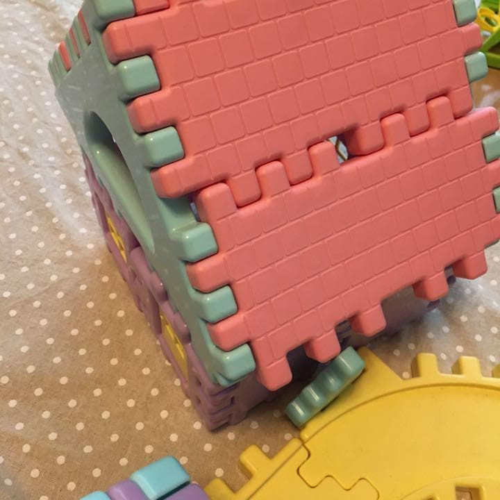 リトルタイクス　トドルドッツ　お城　パステル　ワッフルブロック