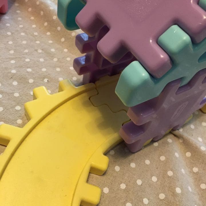 リトルタイクス　トドルドッツ　お城　パステル　ワッフルブロック