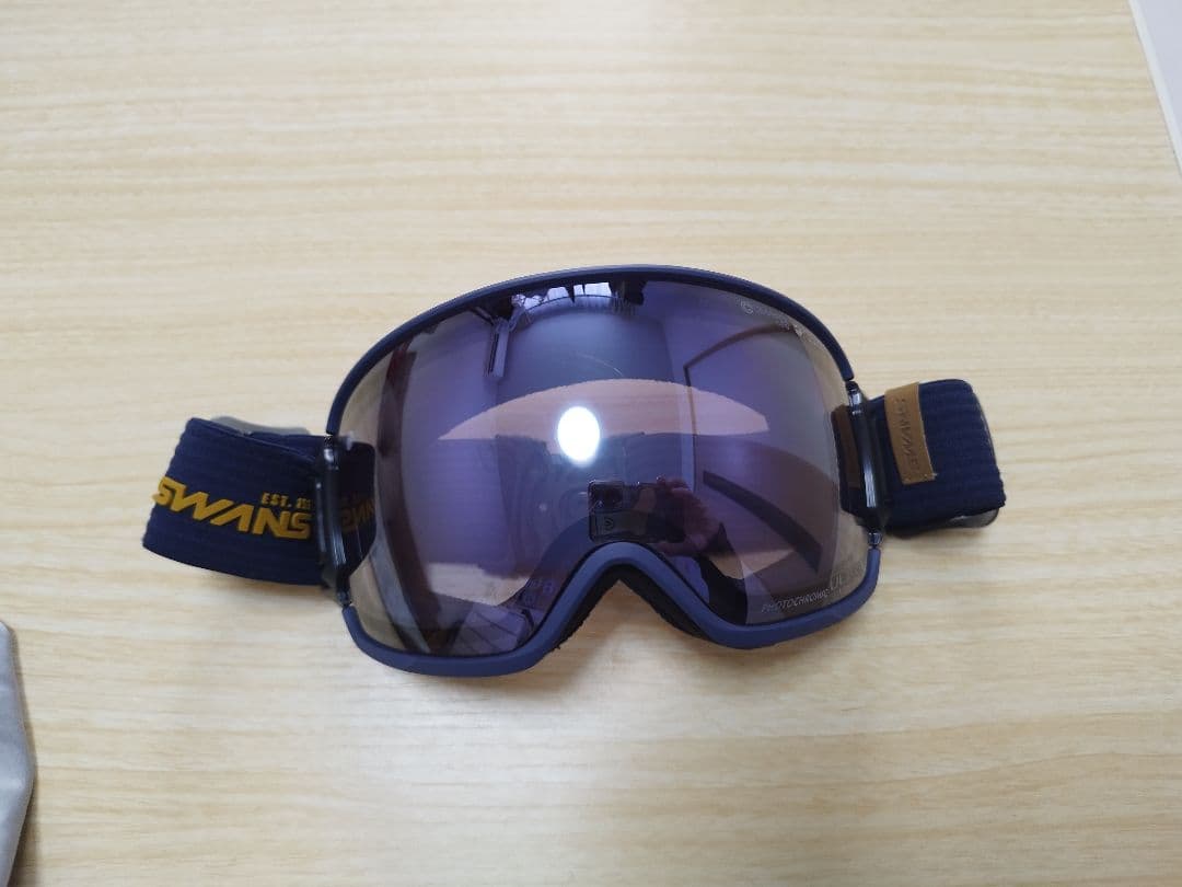 SWANS ネイビー ゴーグル　ridgeline　調光　リッジライン