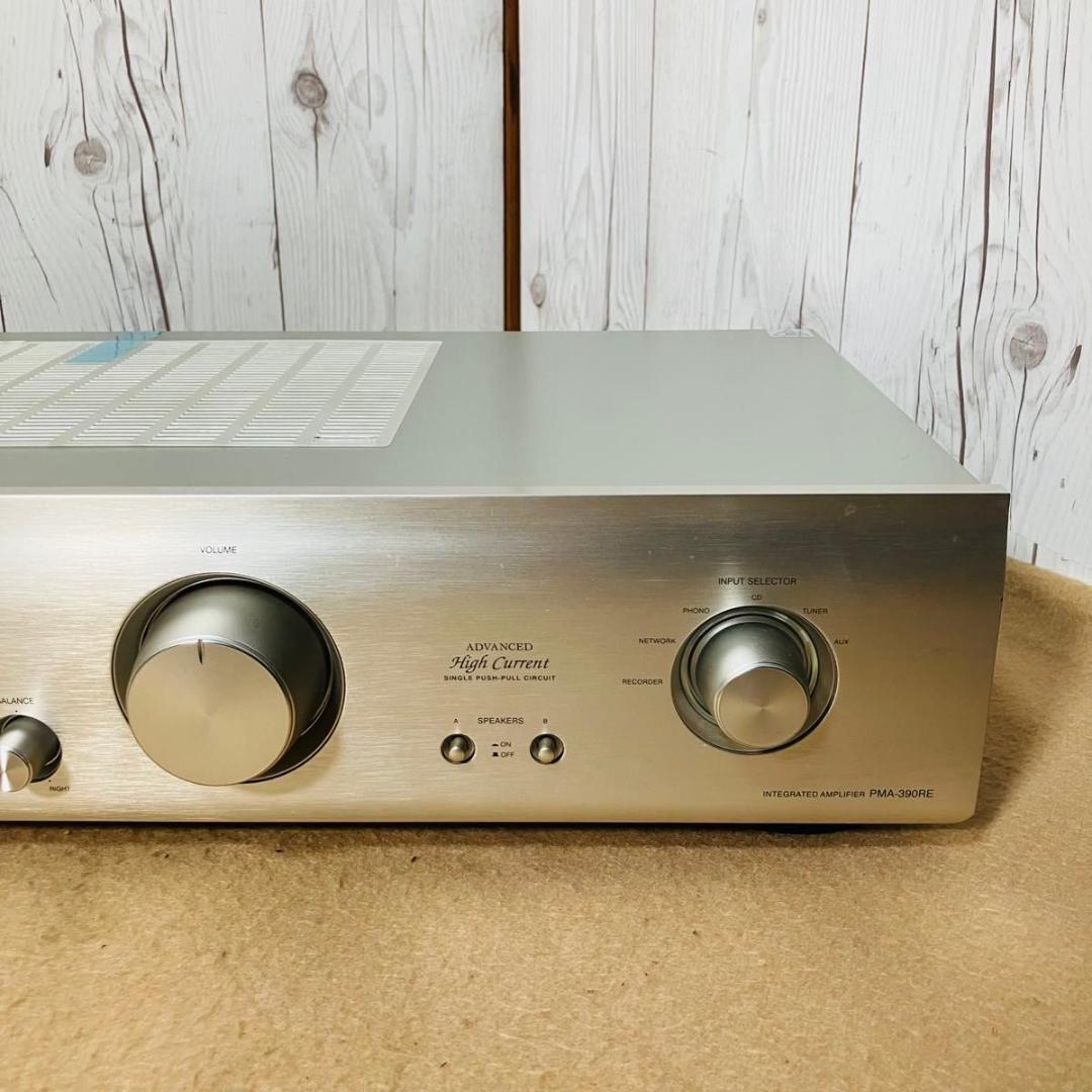 【美品】DENON プリメインアンプ PMA-390RE リモコン付き シルバー