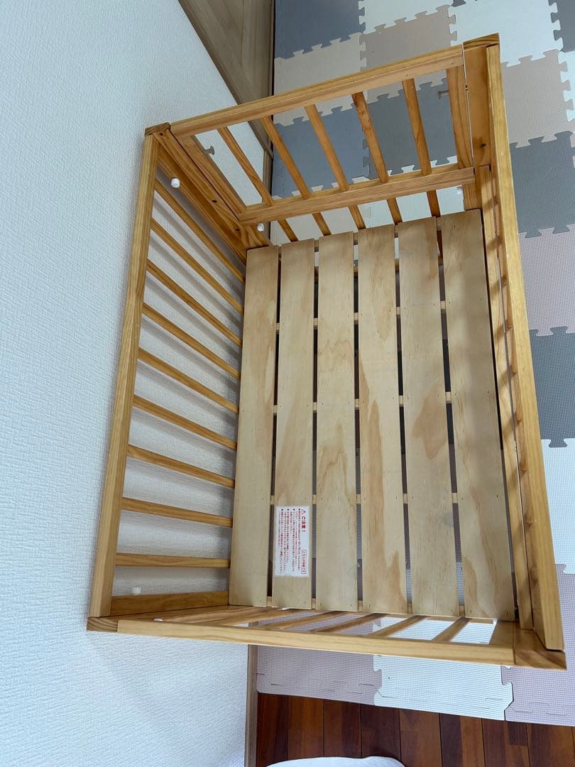大和屋　ミニサイズWオープンベビーベッド　90cm×60cm