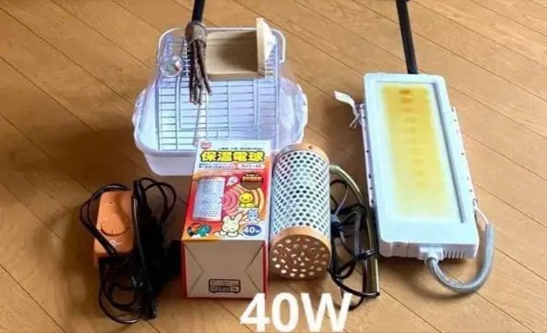 【インコ飼育】保温電球ワイドヒーター/インコキャリー/インコおもちゃ