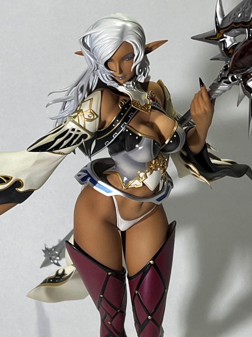 期間限定　【訳あり】　リネージュⅡ 褐色　ダークエルフ　フィギュア