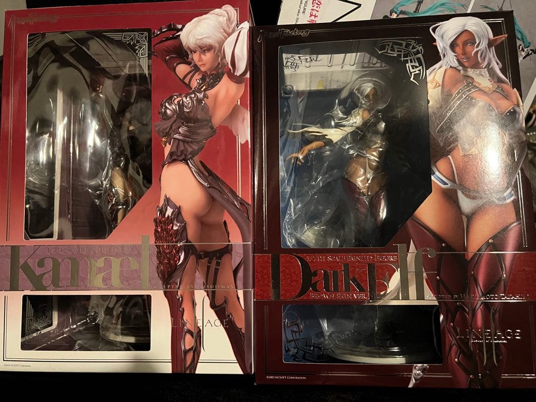 期間限定　【訳あり】　リネージュⅡ 褐色　ダークエルフ　フィギュア