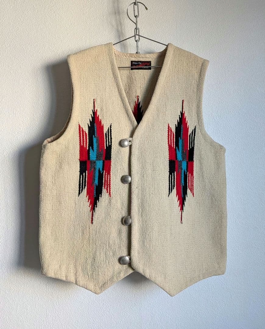 チマヨベスト　ブランケットジャケット　ネイティブ柄　90s　アメカジ　渋カジ