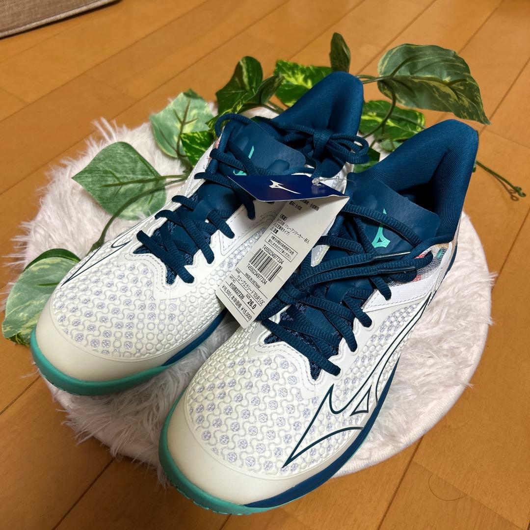 【新品】mizuno ミズノ　テニスシューズ 26cm　Wave Exceed