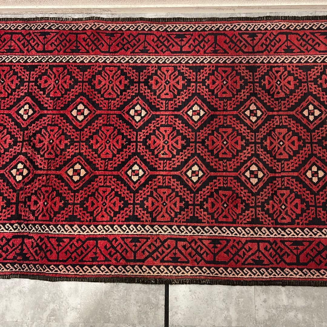 【1980's vintage】294cm × 107cm 大判ペルシャ絨毯