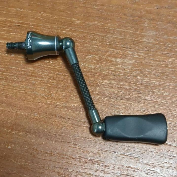 ロデオクラフト RCシングルカーボンハンドル 48mm シマノ用 ノブ社外品