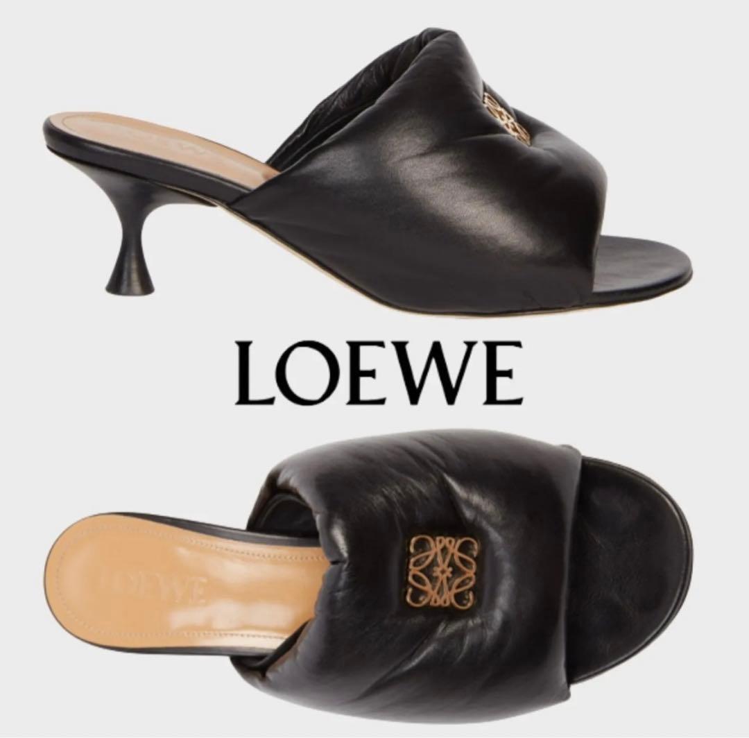 定価13.8万　ロエベ　アナグラム　パデッドミュール　36サイズ