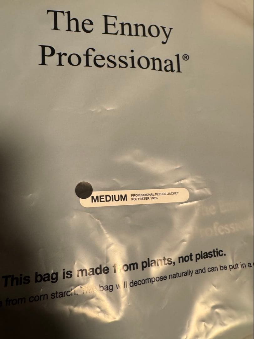 トップス Ennoy PROFESSIONAL FLEECE JACKET BLACK M