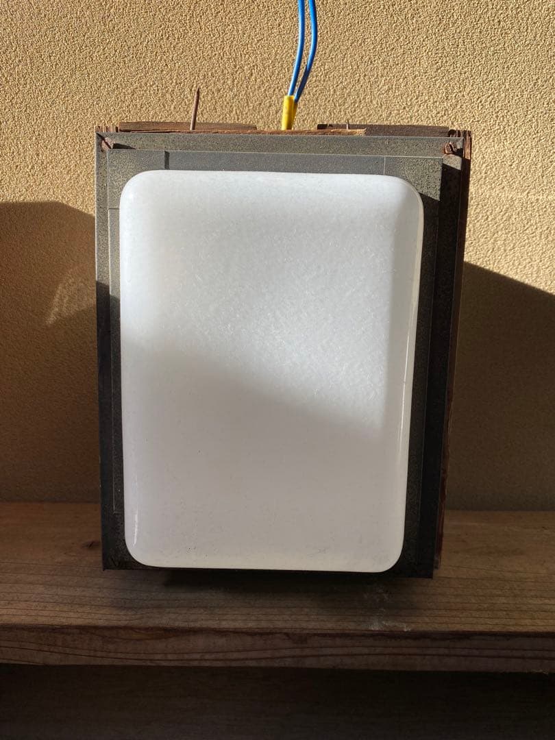 レトロ 照明 玄関灯　両面ガラス