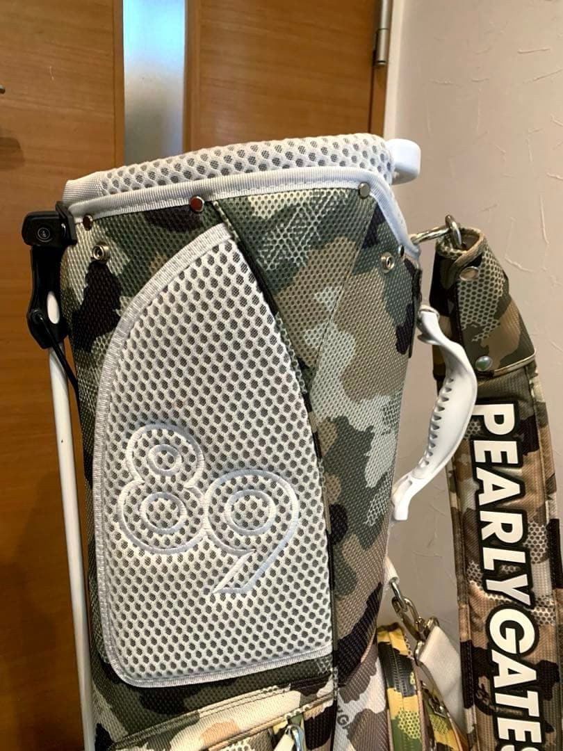 正規品　パーリーゲイツ　迷彩　カモフラ　スタンドキャディバッグ　メンズレディース