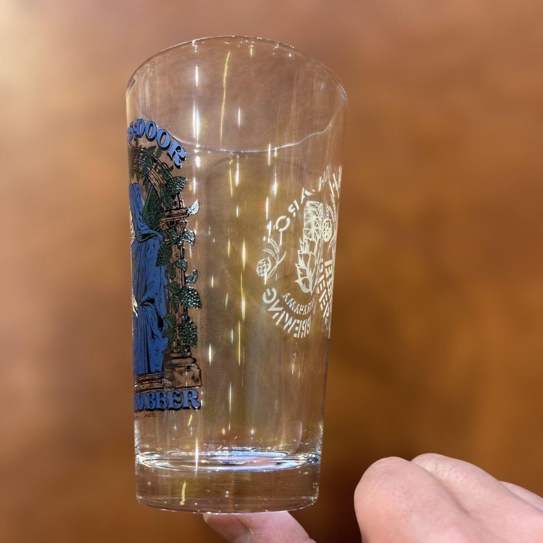 反射炉ビヤ　HEAVEN'S DOOR パイントグラスhirottonヒロットン