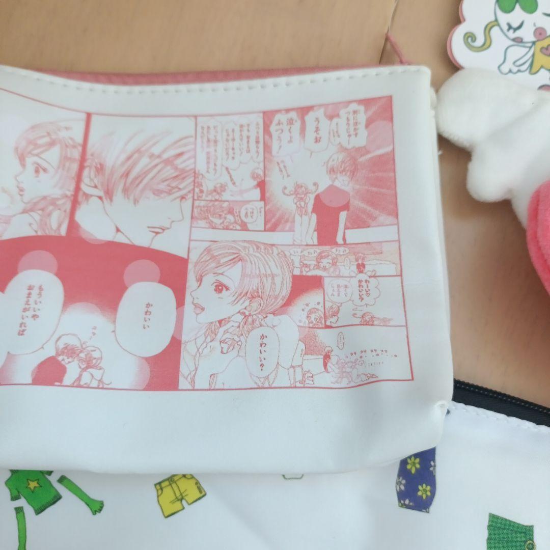 【新品未使用】3coins スリコ ご近所物語 矢沢あい ダイカットポーチなど