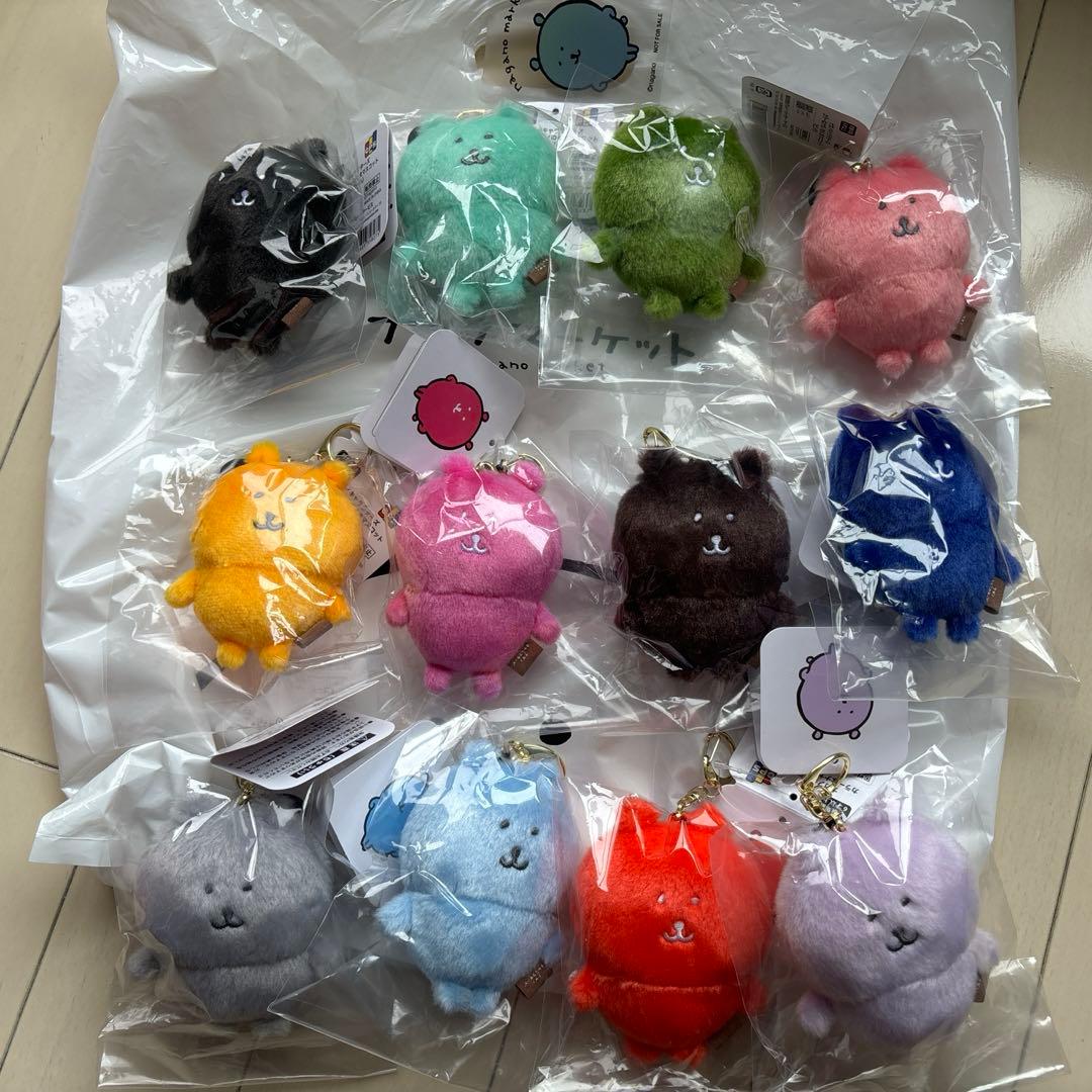 ナガノマーケット カラーなナガノのくま マスコット　全12種セット