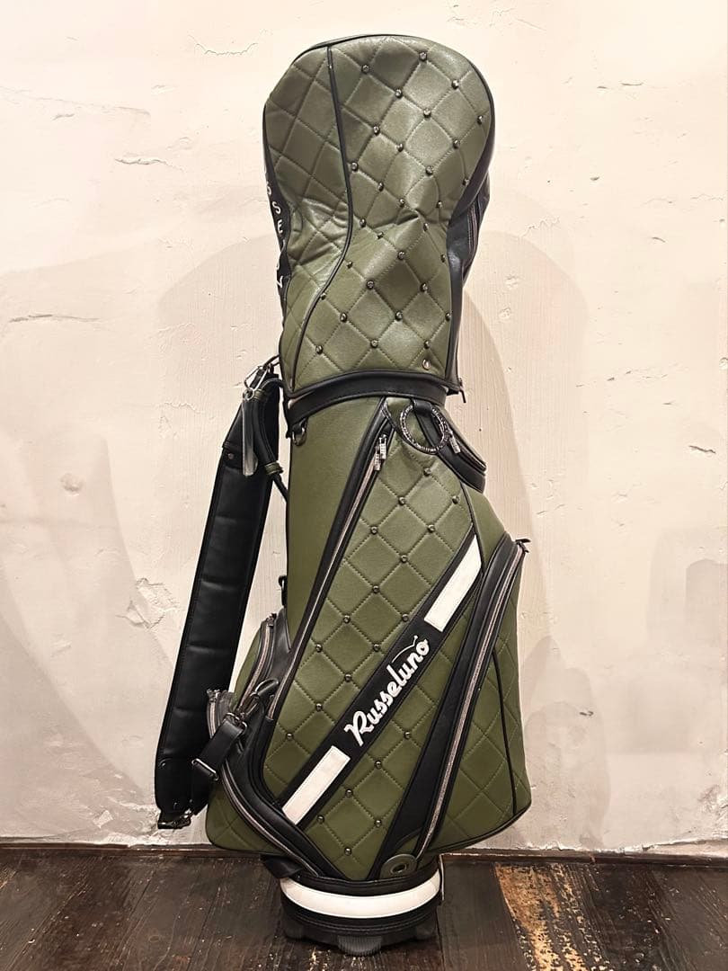 希少⭐︎Russeluno ゴルフバッグ・キャディバッグ オリーブグリーンカーキ
