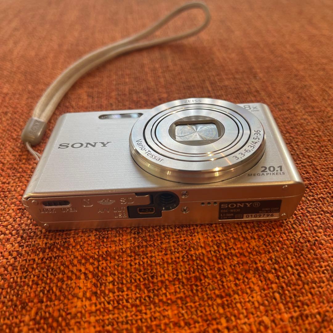 SONY Cyber-shot DSC-W830 デジカメ 充電器無 動作未確認