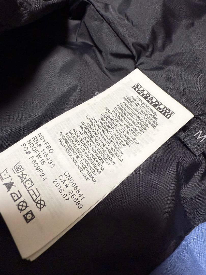 NAPAPIJRI レディース Mブルー ナパピリ SKI ダウン スノーウェア