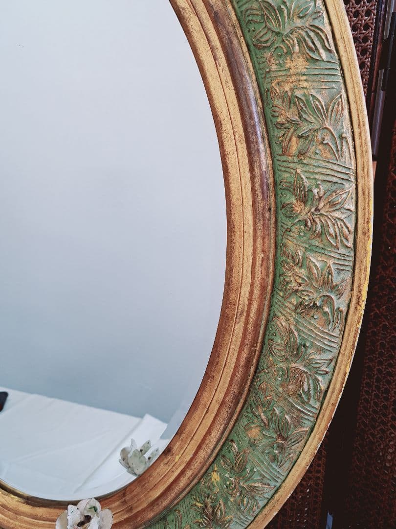 ♡木製アンティークミラー♡