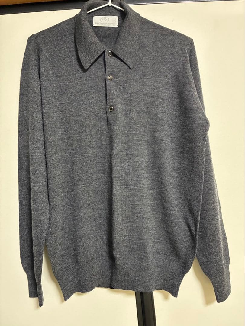 JOHN SMEDLEY グレー 長袖セーター