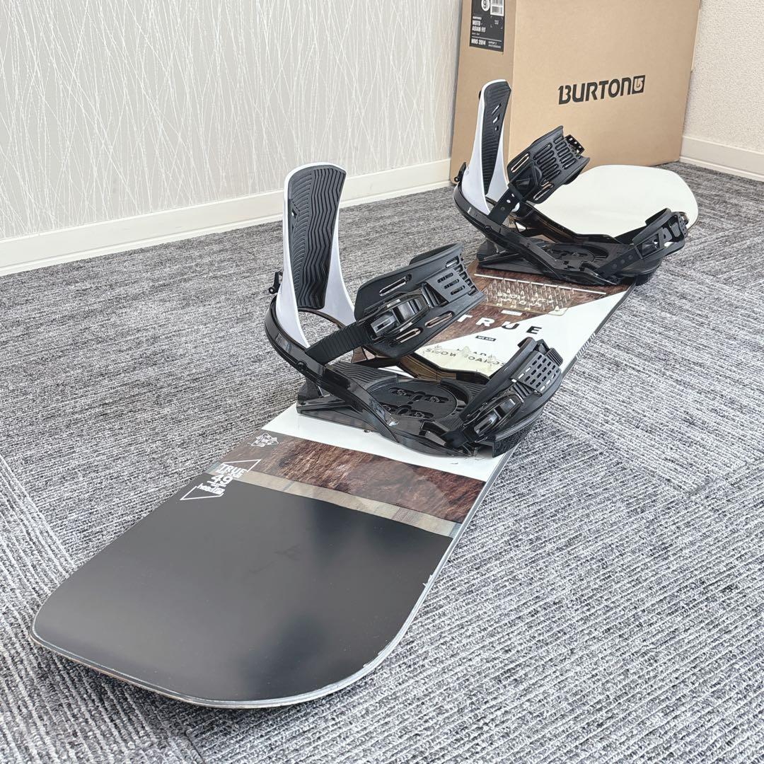 82美品❗️超豪華❗HEAD/TRUE スノーボードセット★149cm+ビン付