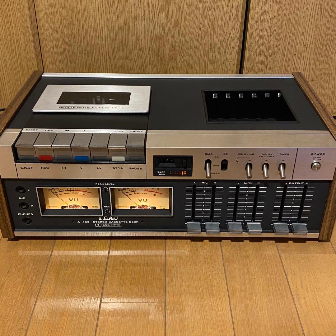 TEAC A-450 カセットデッキ〈ジャンク扱い〉