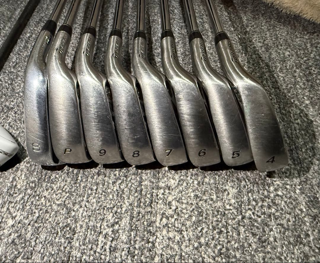 テーラーメイド R7アイアンセット 4〜9.P + ミズノ Sウェッジ 計8本