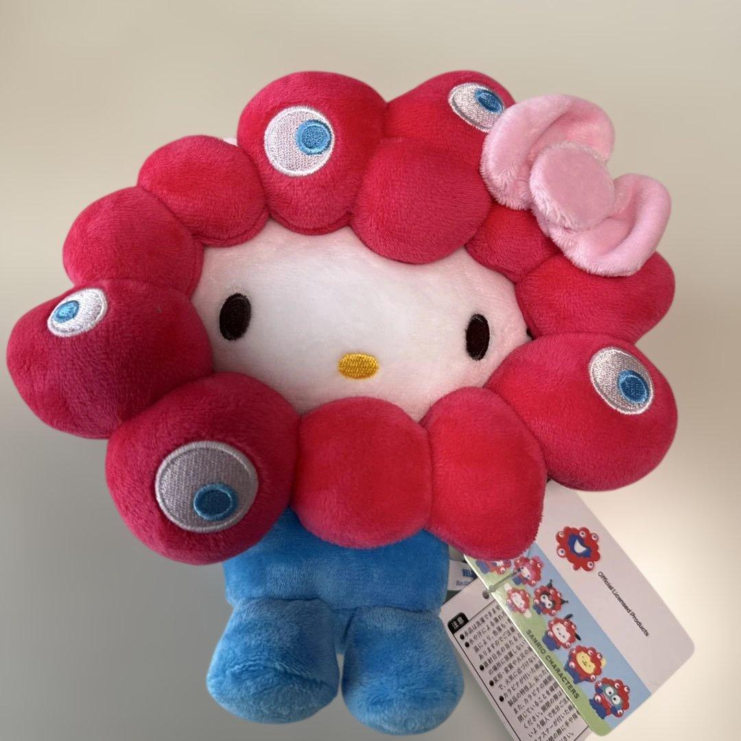 ミャクミャク ハローキティ ぬいぐるみ ＆キティ キーホルダー セット