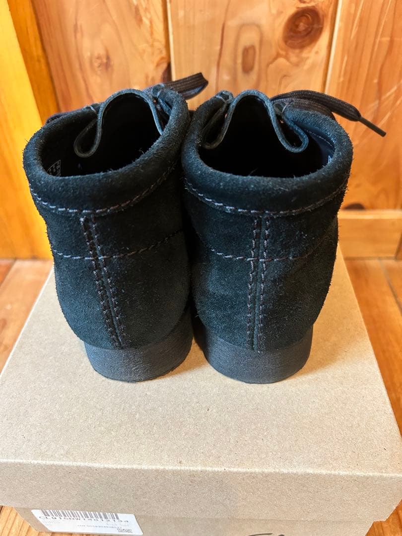 クラークス　ワラビー　ブラック uk5 24cm